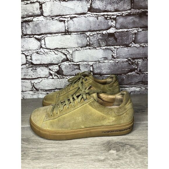 Birkenstock Brown Suede Lace Up Low Comfort Sneakers Shoes Women Sz 41EU/10M US - Picture 6 of 16